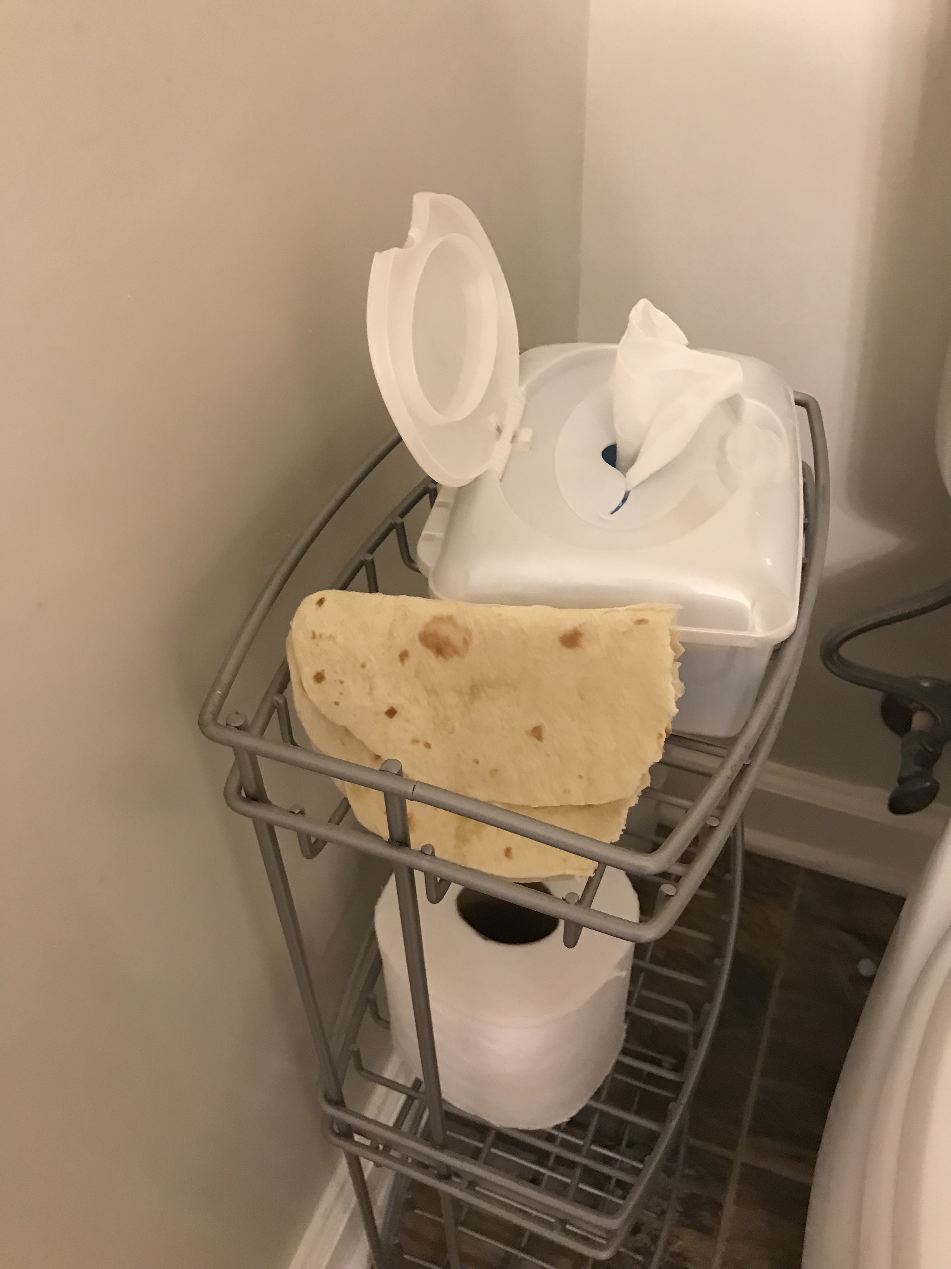 toilet tortilla